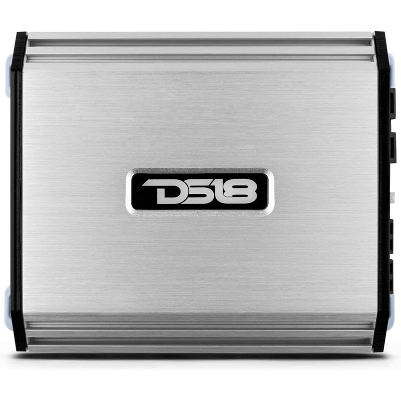 DS18 S-1100.2/RD Car Audio Amplifier – Full-Range, Class Ab, 2 Channel Amplifier, 1100 Watts (Red)