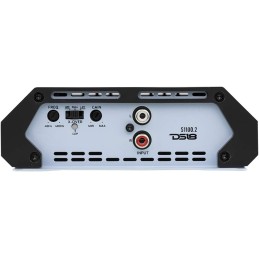 DS18 S-1100.2/RD Car Audio Amplifier – Full-Range, Class Ab, 2 Channel Amplifier, 1100 Watts (Red)