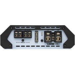 DS18 S-1100.2/RD Car Audio Amplifier – Full-Range, Class Ab, 2 Channel Amplifier, 1100 Watts (Red)