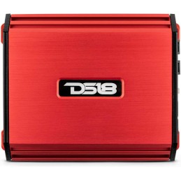 DS18 S-1100.2/RD Car Audio Amplifier – Full-Range, Class Ab, 2 Channel Amplifier, 1100 Watts (Red)