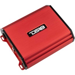 DS18 S-1100.2/RD Car Audio Amplifier – Full-Range, Class Ab, 2 Channel Amplifier, 1100 Watts (Red)