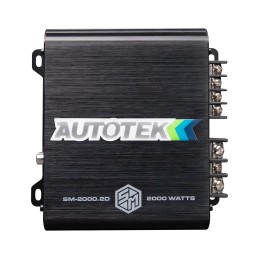 Autotek Street Machine SM-3000.2D 3000 Watt Two Channel Car Audio Amplifier - High Output, Class D, 2, 4, Mono Bridged at 4 Ohm