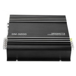 Tbest Lifier Car O 1000 Watt, Monoblock Car Amplifier, Car Auto Amplifiers 3800W 2 Channel O Power Amplifier 12V Black Aluminum