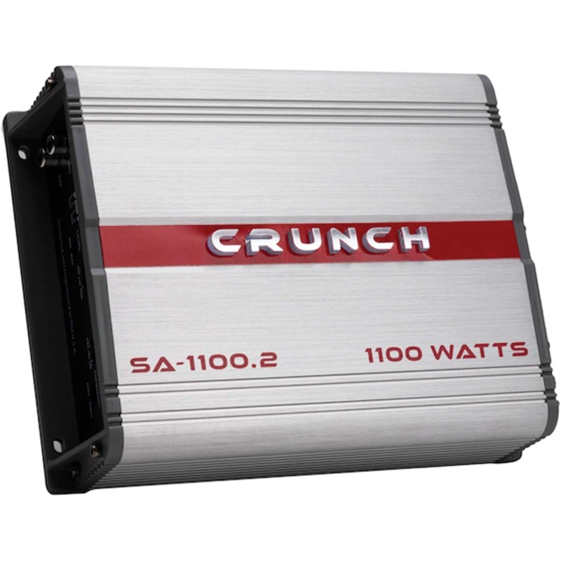 Crunch SA-1100.2 Smash Series 1,100-Watt 2-Channel Class AB Amp