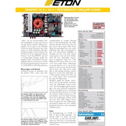 ETON STEALTH 1200.1 – High Power 1-Kanal Auto Verstärker, 1 x 560 W, Class-D Digital Mono Endstufe, 1 Ohm stabil, High und Low