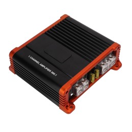 Car Amplifier, 1 Channel Car o Monoblock Amplifier 500W 2Ω 300W 4Ω 10Hz‑300Hz Universal for Car Speakers