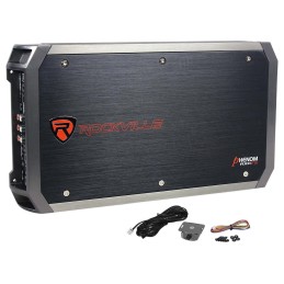 Rockville RXA-T1 1500 Watt Peak/370w CEA Rated RMS 2 Channel Amplifier Car Stereo Amp