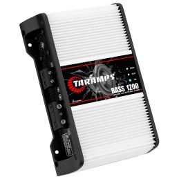 Taramps Bass 1200 2 Ohms Monoblock Amplifier 1200 Watts Rms 1 Channel 14.4VDC Output Power, Full Range Rca/High Level Input, Car