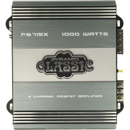 Pyramid PB715X 1000 Watts 2 Channel Bridgeable Car Amplifier