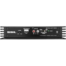 Sound Storm Laboratories EV200.2 Evolution 200 Watt, 2 Channel, 2 to 8 Ohm Stable Class A/B, Full Range, Car Amplifier, Black