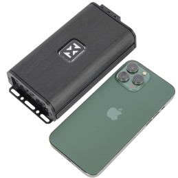 NVX VADM2 2-Channel Full-Range Class D Amplifier 880W Max, 440W RMS High Power, 2/4-ohm stable, High/Low Pass X-over, for