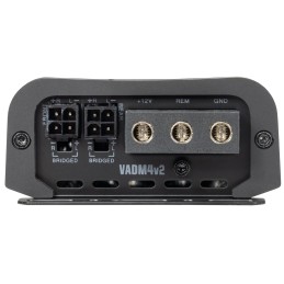 NVX VADM2 2-Channel Full-Range Class D Amplifier 880W Max, 440W RMS High Power, 2/4-ohm stable, High/Low Pass X-over, for