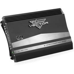 Lanzar VCT4110 4-Channel High Power MOSFET Amplifier - Slim 2000 Watt Bridgeable Mono Stereo 4 Channel Car Audio Amplifier