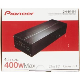 Pioneer GM-D1004 Kompakter 4-Kanal-Class-D-Verstärker mit TVC und Eingangssensor (400 W)