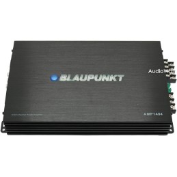 Blaupunkt AMP1404 Car Audio 4-Channel Amp Amplifier 1500 Watts Max Peak Power with Gravity Magnet Phone Holder Bundle