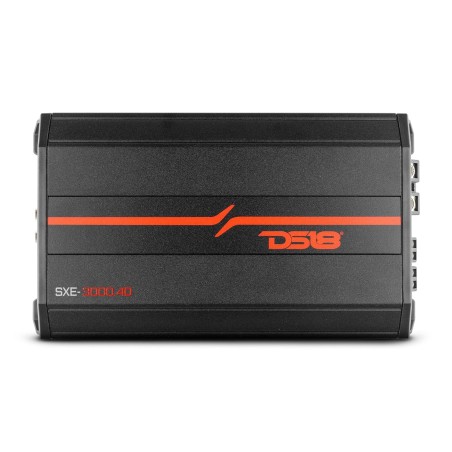 DS18 SXE-1200.4/RD Car Amplifier Stereo Full-Range Class A/B 4-Channel 60x4 RMS @4 OHM 1200 Watts - Powerful and Compact Amp for