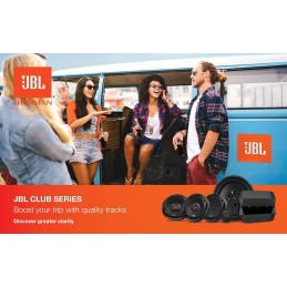 JBL Club A754 4-Kanal Endstufe Auto von Harman Kardon - KFZ Autoradio Verstärker - 4 x 75 Watt oder 2 x 200 Watt für 2 oder 4