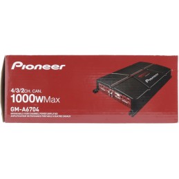 Pioneer GM-D6704 Brückbarer 4-Kanal Verstärker (1.000 W), Variabler TPF & HPF