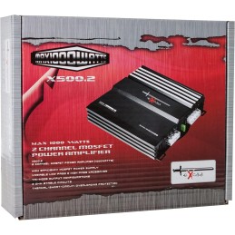 EXCALIBUR X500.2 MOSFET 2-Kanal Auto-Verstärker 1000 Watt