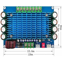 DollaTek XH-M180 50Wx4 TDA7850 Auto vier Kanal DC 12 V high Power audio verstärkerplatine