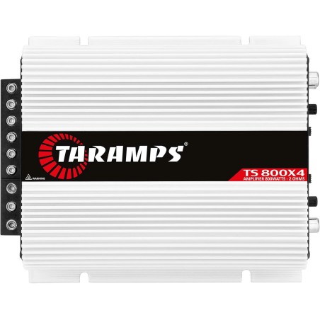 Taramps TS 800x4 Car Audio Multichannel Amplifier 800 Watts Rms 2 Ohms 4 Channel 2 Bridged Channel Full Range Crossover,