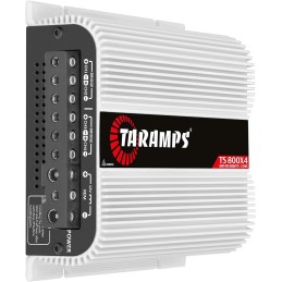 Taramps TS 800x4 Car Audio Multichannel Amplifier 800 Watts Rms 2 Ohms 4 Channel 2 Bridged Channel Full Range Crossover,