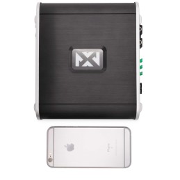 NVX VAD11005 5-Channel Class D Amplifier 2200W Max, 1100W RMS High Power, 2/4-ohm Stable, High/Low Pass X-Over, Bass Boost,