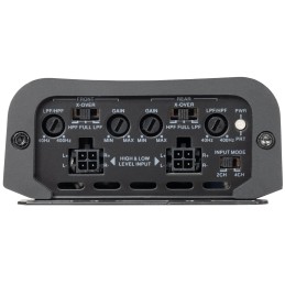 NVX VAD11005 5-Channel Class D Amplifier 2200W Max, 1100W RMS High Power, 2/4-ohm Stable, High/Low Pass X-Over, Bass Boost,