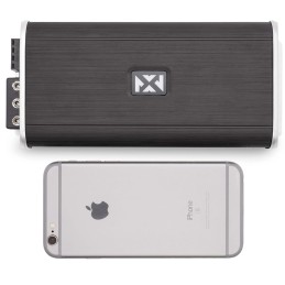 NVX VAD11005 5-Channel Class D Amplifier 2200W Max, 1100W RMS High Power, 2/4-ohm Stable, High/Low Pass X-Over, Bass Boost,