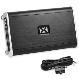 NVX VAD11005 5-Channel Class D Amplifier 2200W Max, 1100W RMS High Power, 2/4-ohm Stable, High/Low Pass X-Over, Bass Boost,