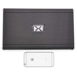 NVX VAD11005 5-Channel Class D Amplifier 2200W Max, 1100W RMS High Power, 2/4-ohm Stable, High/Low Pass X-Over, Bass Boost,