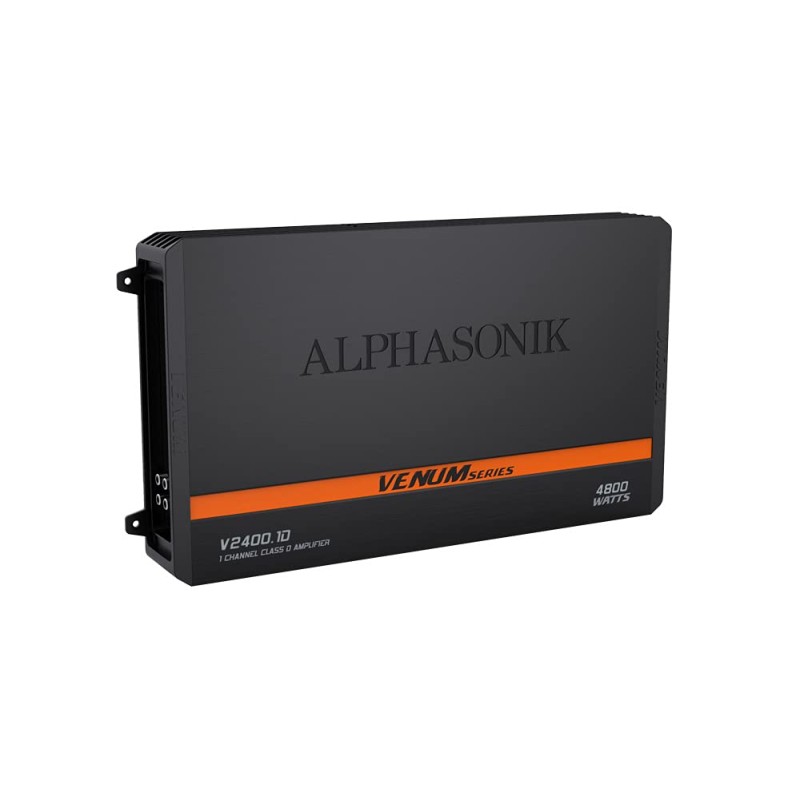 Alphasonik V1200.5 Venum Series 2400 Watts Max 5-Channel Car Amp with Power Plant Chip 4-Way Protection Circuitry Multi-Channel