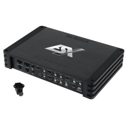 ESX QL800.6-6-Kanal Class-D Car-Audio Verstärker mit Bass-Fernbedienung | 6 x 80/125 W RMS @ 4/2 Ω | Start/Stopp Ready