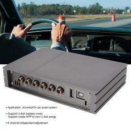 Auto- -Verstärker 6-Kanal-Hochleistungsverstärker unterstützt HIFI/ 5.0 Universal Audio System