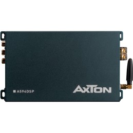 AXTON A594DSP: 4-Kanal Verstärker mit 6 DSP-Kanälen, optischem Eingang, Endstufe verlinkbar, ausgestattet mit Handy