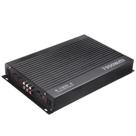 Shkalacar Car Stereo Power Amplifier Class A/B 4-Channel Audio Power Amplifier 7900W High Power Amp. Four-Way 12.0V