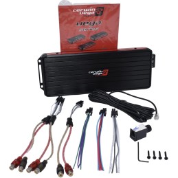 Cerwin Vega 900W RMS 6 Channel Amplifier High-Power Car Audio Amp with Remote Bass Knob, Precise LPF Crossover Filter |