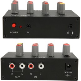 7-Band-Sound-Equalizer, 7-Band-Car-Audio-Equalizer, -Ausgang, Eingang, 12 DB, Hohe Basseinstellung, Zweikanaliger Digitaler