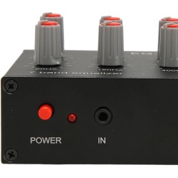 7-Band-Sound-Equalizer, 7-Band-Car-Audio-Equalizer, -Ausgang, Eingang, 12 DB, Hohe Basseinstellung, Zweikanaliger Digitaler