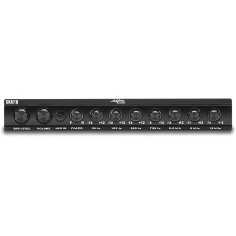 Skar Audio SKA7EQ 7 Band 1/2 DIN Pre-Amp Car Audio Graphic Equalizer with Aux Input and High Voltage RCA Outputs