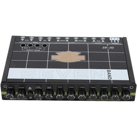 Auto Audio Equalizer Car Equalizer Auto Equalizer EQ Auto 7 Equalizer Auto Audio Tuner 1 stück Auto Automobil Audio Stereo EQ