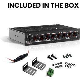 Boss Audio EQ1208 Verstärkter Equalizer mit Subwoofer-Steuerung