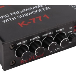 Auto-Equalizer mit 7-Band-Grafik-Equalizer 7-Band-Vorverstärker-Digital-Equalizer Auto-Audio-EQ Auto-Audio-Grafik-Equalizer