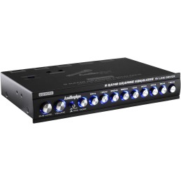 Audiopipe 9 Band Graphic Equalizer with 9 V LINE DRIVER (EQ-909X)