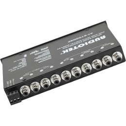 Audiotek 8700DSP 1/2 Din 7 Band Car Audio Equalizer EQ Front, Rear + Sub Output, Up to 7V RMS of Output, Gold-Plated RCA