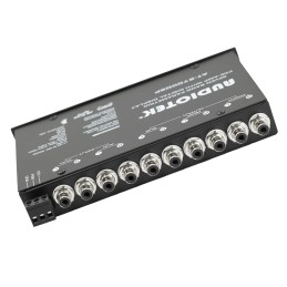 Audiotek 8700DSP 1/2 Din 7 Band Car Audio Equalizer EQ Front, Rear + Sub Output, Up to 7V RMS of Output, Gold-Plated RCA