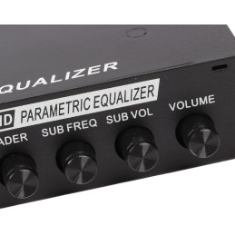 Car Audio Equalizer, Adjustable 5 Bands Precise Tuning Car Amplifier Graphic Equalizer Easy to Use EQ Tuning Crossover Amplifier