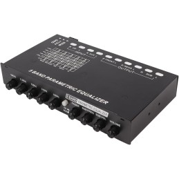 Einstellbarer 5-Band-Car-Audio-Equalizer, Abgestimmter EQ, Crossover-Verstärker, Grafischer Equalizer