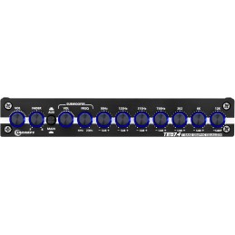 Taramps TEQ 7.4 Stereo 7-band Graphic Equalizer Car Audio Rca Input/Output, Auxiliary Gain, Fader Control 2 Input Channel 3