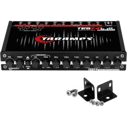 Taramps TEQ 7.4 Stereo 7-band Graphic Equalizer Car Audio Rca Input/Output, Auxiliary Gain, Fader Control 2 Input Channel 3